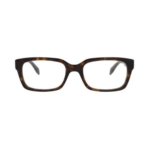 Alexander McQueen Square-Frame Acetate Optical Frames Havana Havana Transparent (AM0345O-30011496-002)