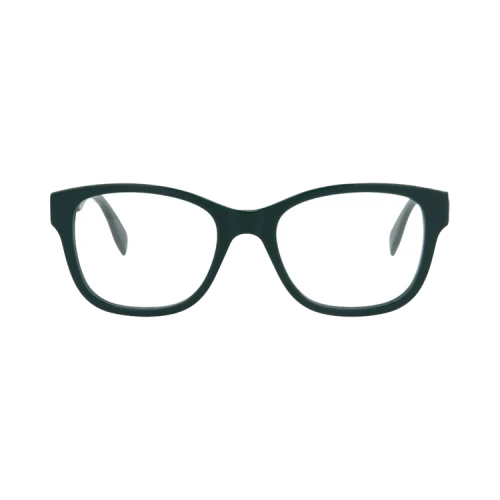 Alexander McQueen Square-Frame Acetate Optical Frames Green Green Transparent (AM0350O-30012328-003)