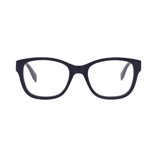 Alexander McQueen Square-Frame Acetate Optical Frames Blue Blue Transparent (AM0350O-30012328-004)