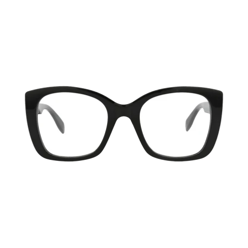 Alexander McQueen Square-Frame Acetate Optical Frames Black Black Transparent (AM0351O-30012329-002)