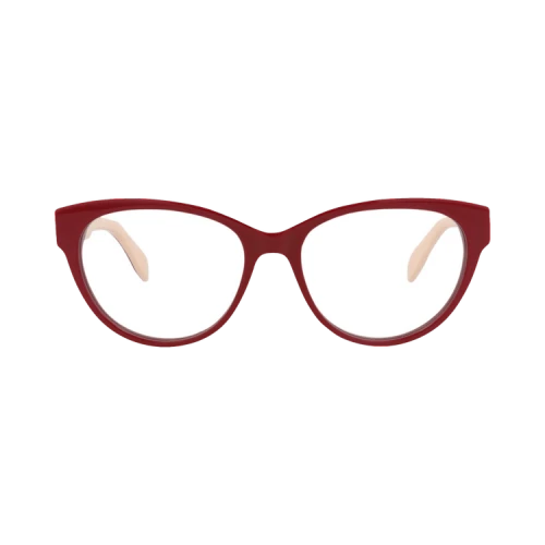 Alexander McQueen Cat Eye-Frame Acetate Optical Frames Red Red Transparent (AM0359O-30012341-003)