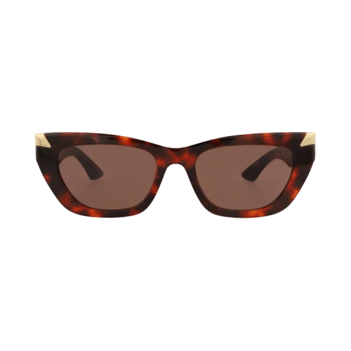 Alexander McQueen Cat Eye Sunglasses Havana Havana Brown (AM0440SA-30015178-003)