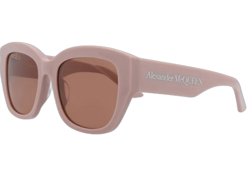 Alexander McQueen Square Rectangle Sunglasses Pink Pink Red (AM0451SA-30015164-003)