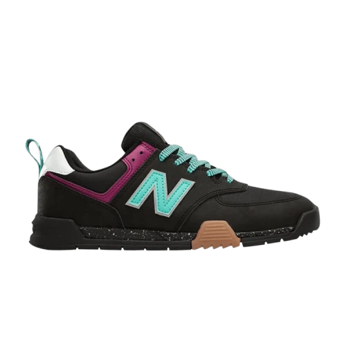 New Balance All Coasts 574 Black Mint Purple