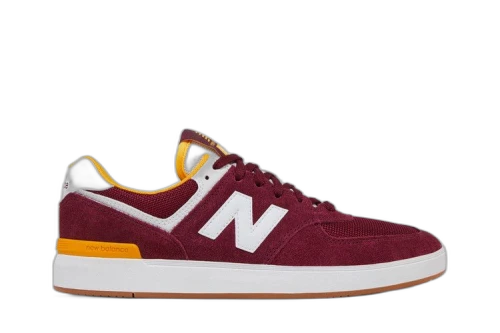 New Balance 574 Burgundy White