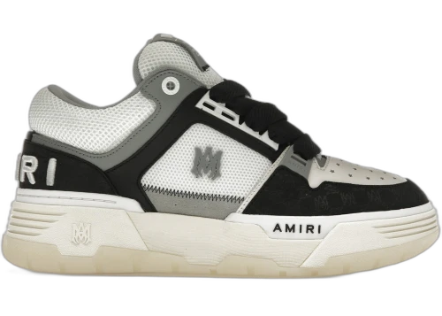 AMIRI MA-1 White Black Quad Monogram Debossed