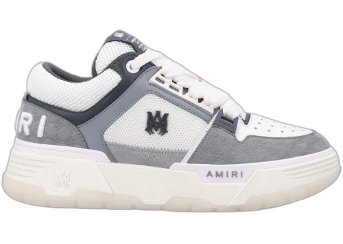 AMIRI MA-1 Grey Quad Monogram Debossed