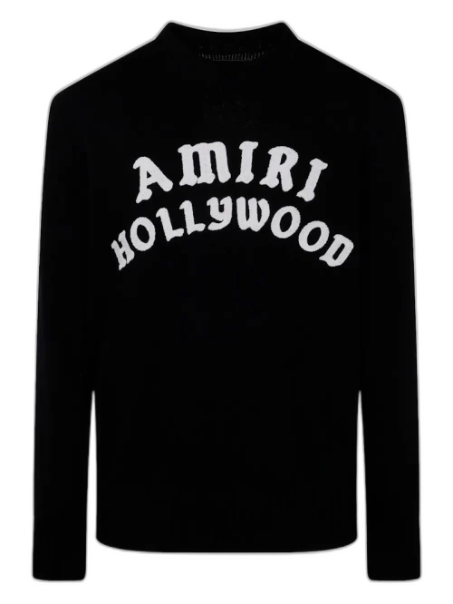 AMIRI Hollywood Knit Crewneck Black
