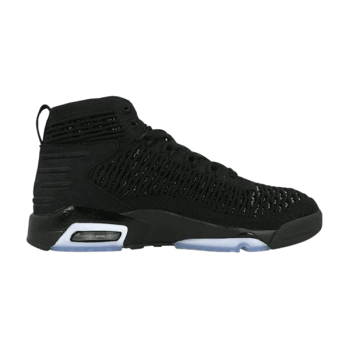 (GS) Air Jordan Flyknit Elevation 23 'Black Metallic Silver'