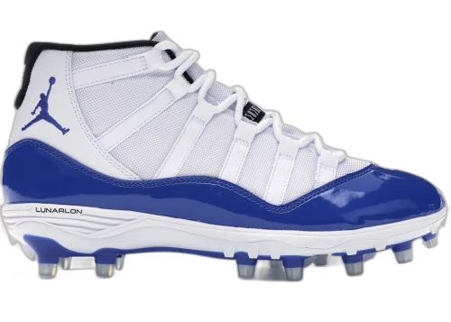 Jordan 11 Retro Cleat White Royal