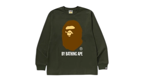 BAPE By Bathing Ape (FW25) L/S Tee Olive/Olive Drab