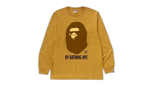 BAPE By Bathing Ape (FW25) L/S Tee Mustard Yellow