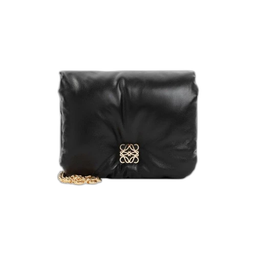 LOEWE Puffer Goya Shoulder Bag Black