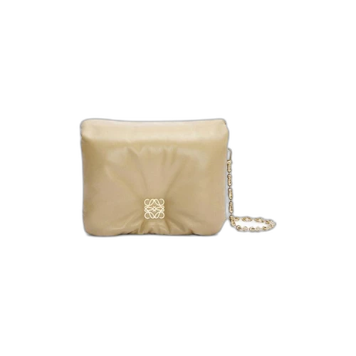 LOEWE Puffer Goya Shoulder Bag Clay Green
