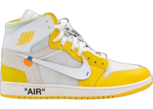 Jordan 1 Retro High Off-White Canary Yellow