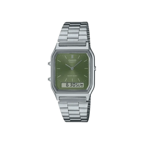 G-SHOCK by Casio Vintage Watch 'Silver/Green'