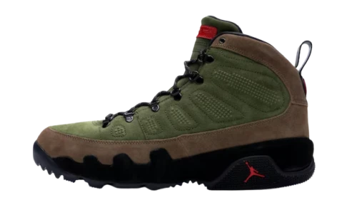 Jordan 9 Retro Boot NRG Military Brown