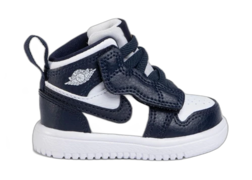 Jordan 1 Mid Alt White Metallic Gold Obsidian (TD)