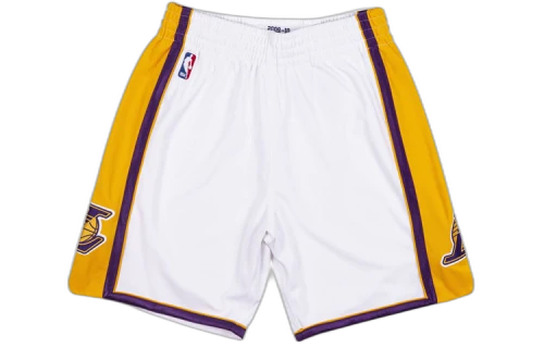 Mitchell & Ness NBA Authentic Shorts Los Angeles Lakers 2009-10 'White Yellow Purple'