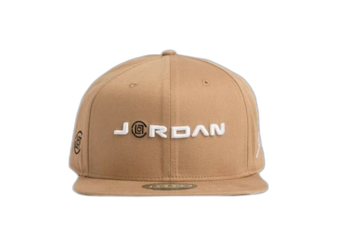 Jordan x CLOT Pro Cap Snapback tan