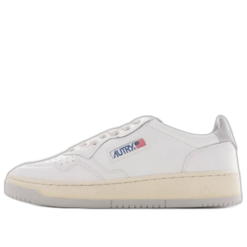 Autry Medalist Leather Low 'White Grey'