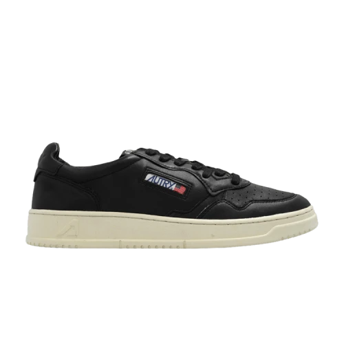 Autry Medalist Goat Leather Low 'Black'