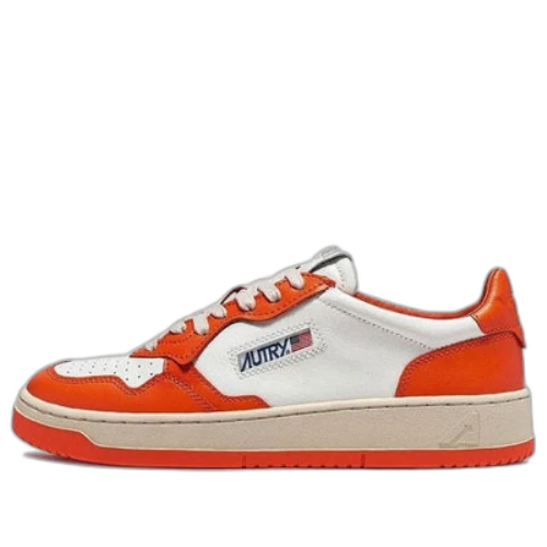 AUTRY Medalist Low Bicolor 'White Orange'