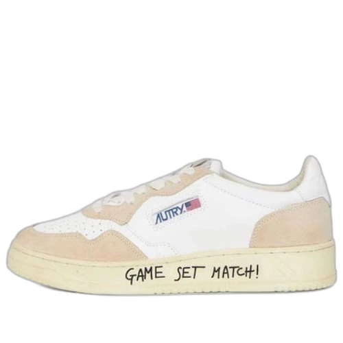 Autry Medalist Low 'Game Set Match - White'