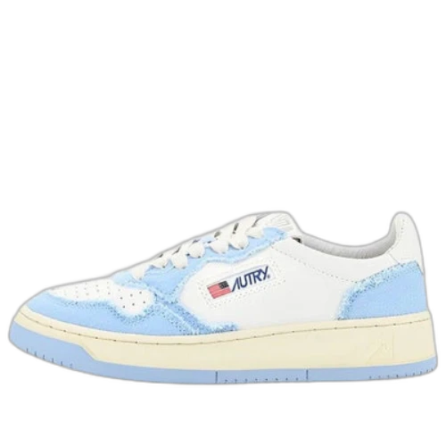 AUTRY Medalist Low Leather and Fabric 'White Baby Blue' (Women's)