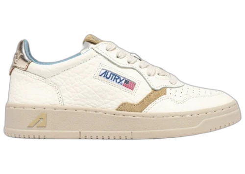 Autry Medalist Low Platinum Leather Soft Sponge (Women's)