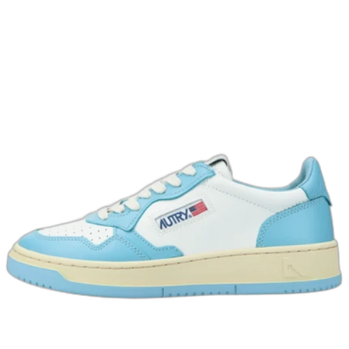 Autry Medalist Low Leather 'Light Blue White' (Women's)