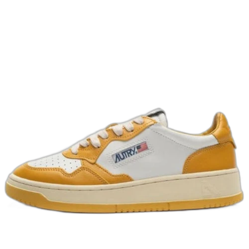 AUTRY Medalist Low Bicolor 'White Yellow' (Women's)