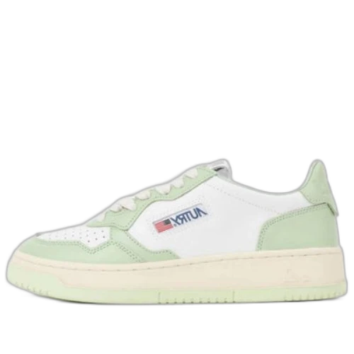 AUTRY Medalist Low Top Bicolor 'White Green' (Women's)