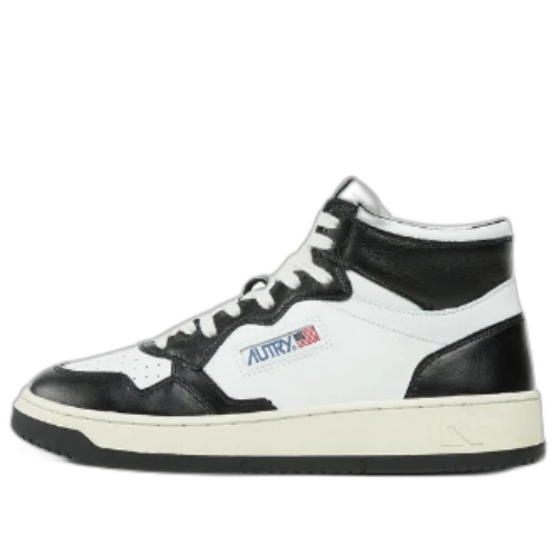 Autry Medalist Mid 'White Black'