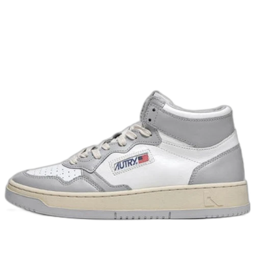 AUTRY Medalist Mid Bicolor 'White Grey'