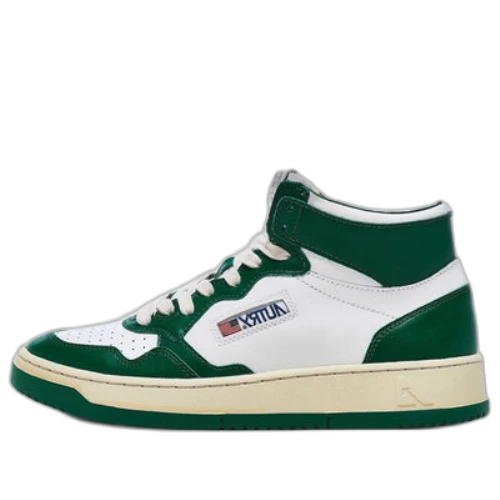 AUTRY Medalist Mid Bicolor 'White Green'