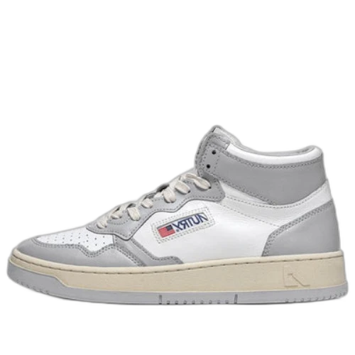 Autry Medalist Mid Leather Sneakers Two-Toned 'White Grey' (Women's)