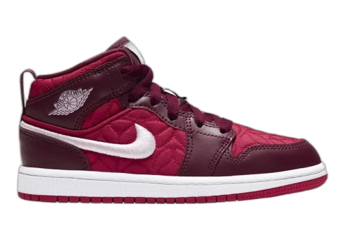 Jordan 1 Mid Red Quilt (PS)