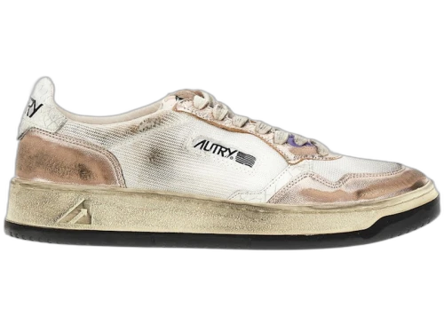 Autry Medalist White Pink Suede