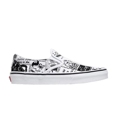 Vans Ashley Williams x Classic Slip-On 'Newsletter Print'