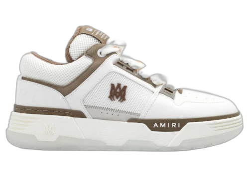 AMIRI MA-1 White Chamoisee Brown