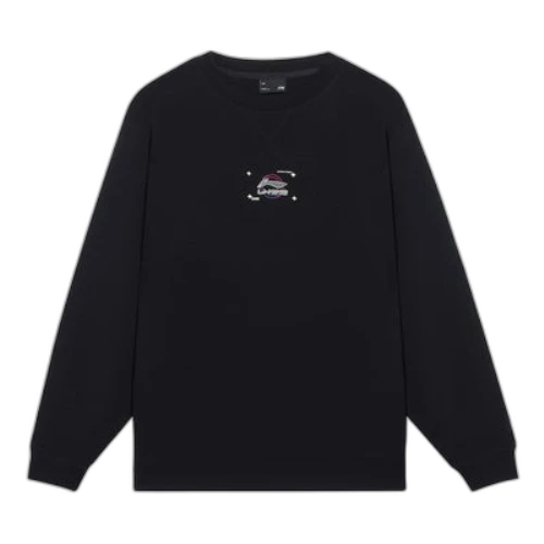 Li-Ning Logo Print Classic Pullover 'Black'
