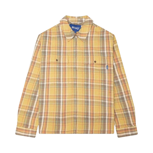 Awake NY Rivington Zip Flannel 'Yellow'