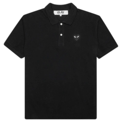 Comme des Garcons Play Black Emblem Polo Black