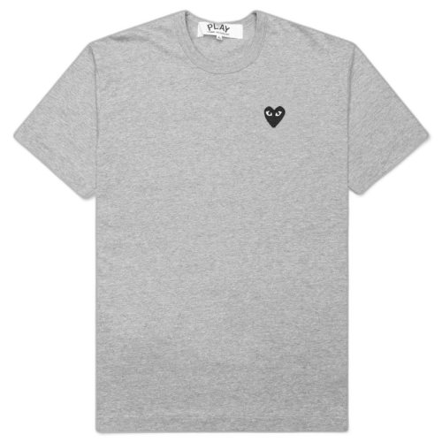 Comme des Garcons Play Black Heart Emblem T-shirt Grey