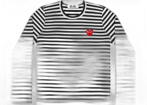 Comme des Garcons Play Striped Long Sleeve T-shirt Black/White