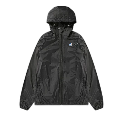 Comme des Garçons PLAY K-Way Emblem Jacket 'Black'