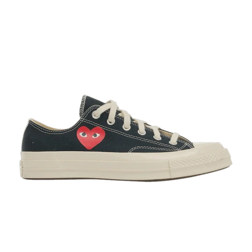 Converse Comme des Garçons PLAY x Chuck 70 Low 'Small Red Heart - Black'