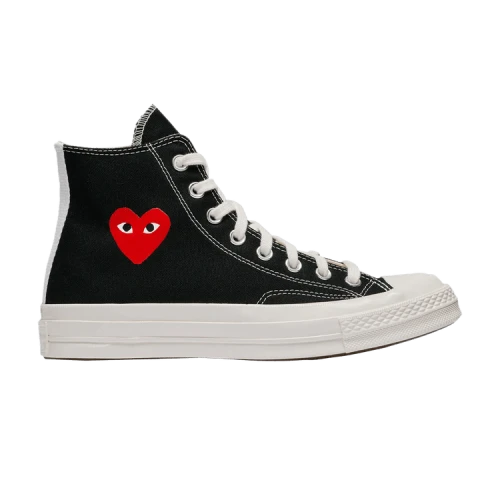 Converse Comme des Garçons PLAY x Chuck 70 High 'Small Red Heart - Black'