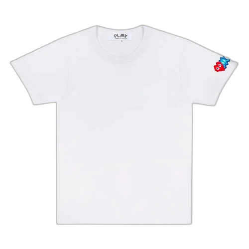 Comme des Garçons PLAY Double Heart T-Shirt 'White'